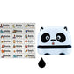 Customized Name Stamp Paints Personal Student Child Baby Engraved Waterproof Non-Fading Kindergarten Name Seal Black White Ink