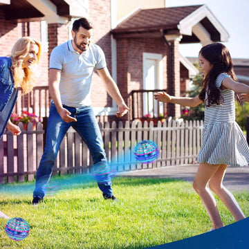 Flying Ball Toy Globe 360° Rotating Hand Controlled Orb Magic LED Lights Controller Boomerang Fly Spinners for Adults