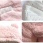 Winter Newborn Male and Female Babies Sleep in Coral Plush Embracing Clothes 3M-6M