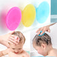 1PC Silicone Shampoo Brush for Baby Infant Bathing Soft Silicone Boys Kids Shower Brush Head Hair Washing Massage Brushes Wipe