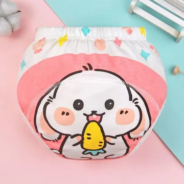 Baby Potty Training Pants Nappies Boys Girl Cotton Cloth Panties Reusable Underwear Washable Water Proof Diaper
