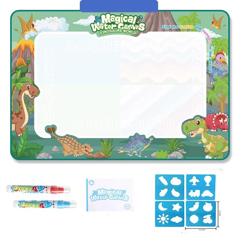 Oversized Magical Water Canvas Pens Montessori Toys Learning Blanket Writing Children Drawing Repeated Graffiti Painting Kid Toy